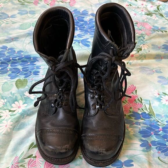 Vintage (?) Corcoran Combat Boots - 8.5 D Men - Picture 1 of 14
